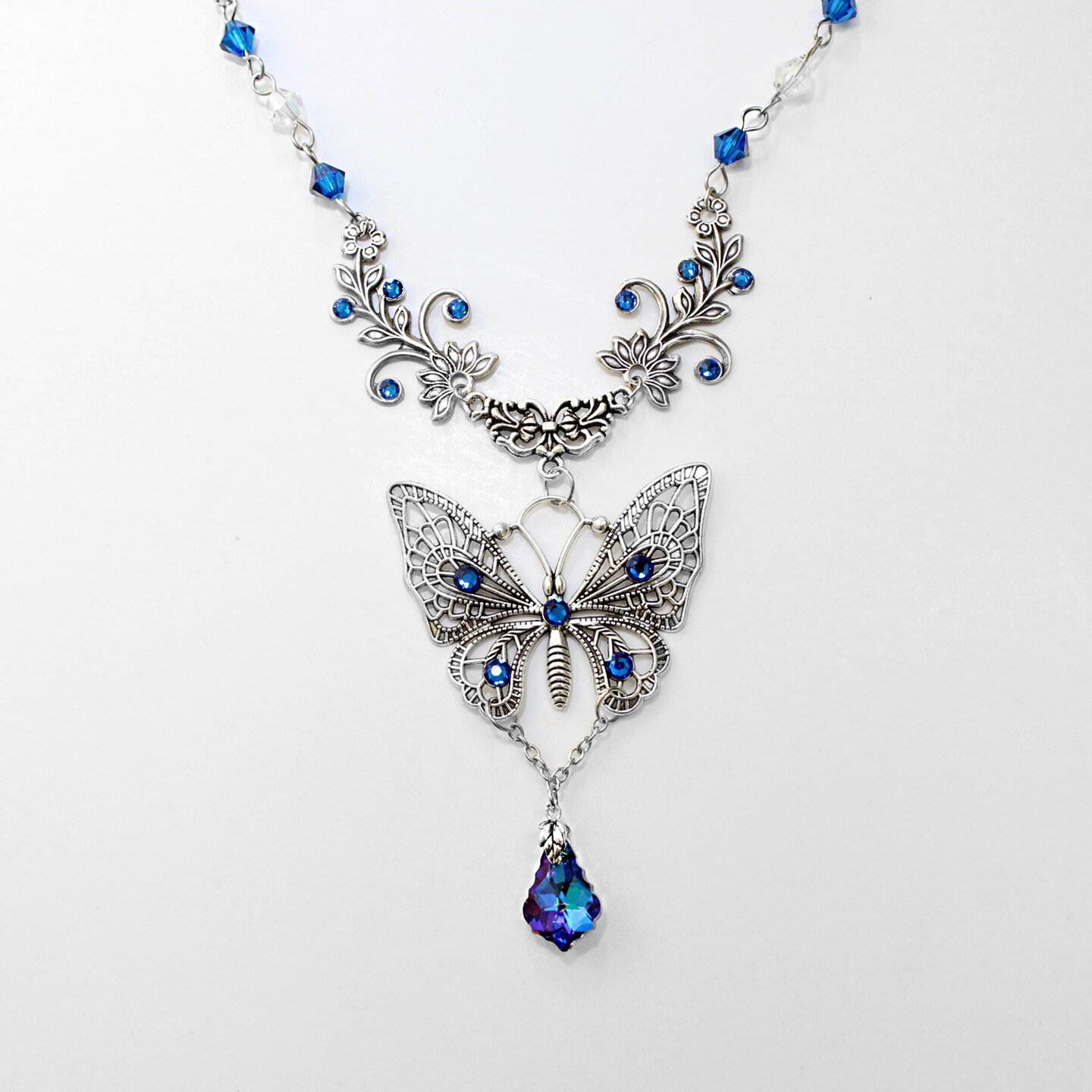 Swarovski Butterfly Crystal Pendant Necklace | Crystal necklace pendant, Swarovski  butterfly, Crystal pendant